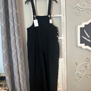 Sm New (NWT) Kamidun Women's Wide Leg Overall Jumpsuit: Small